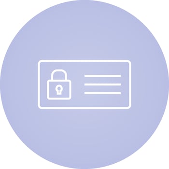 Protected Card Vector Icon
