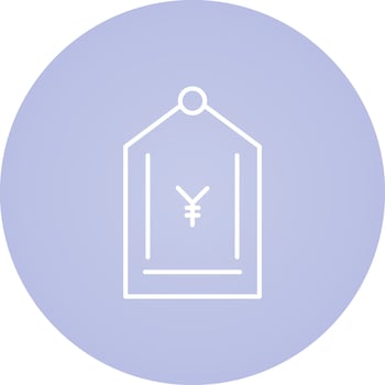 Yen Tag Vector Icon