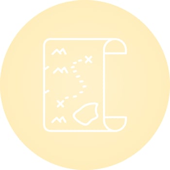Pirate Map Vector Icon