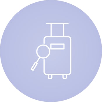 Find Luggage Vector Icon