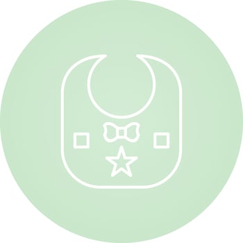 Baby Bib Vector Icon