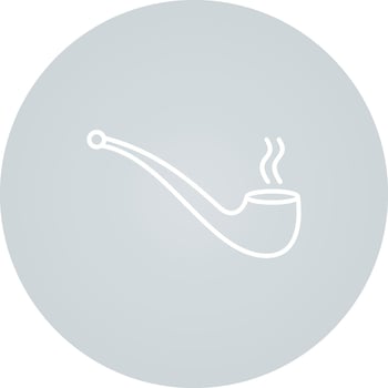 Smoking Pipe Vector Icon