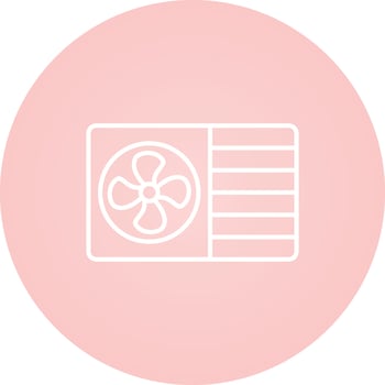 AC Window Unit Vector Icon