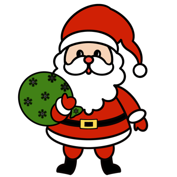 Santa Claus. PNG illustration with transparent background.