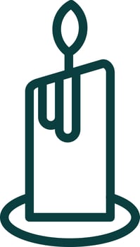 Candle Vector Icon Design