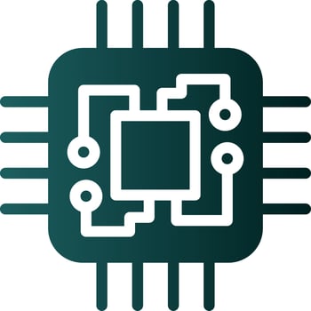 Processor Vector Icon Design