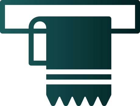 Towel Vector Icon Design