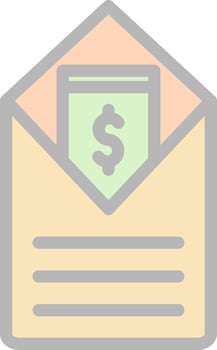 Salary Vector Icon Design