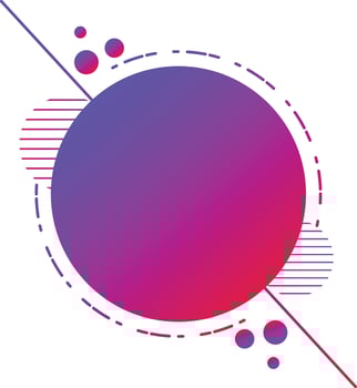 Colorful Gradient Empty Text Tag Free Editable Vector Template
