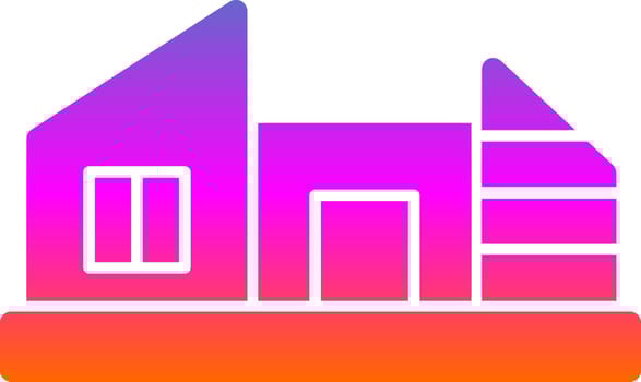 Farm House Vector Icon Design