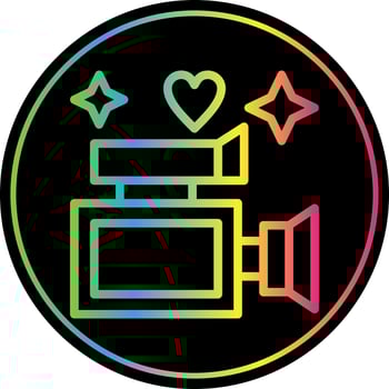 Video Camera Vector Icon Design