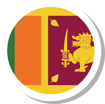 Sri Lanka flag circle shape, flag icon. png