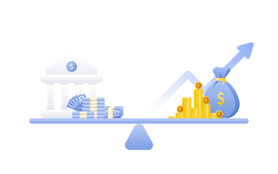 Financial management concept and investment, Flat design of payment and finance with pile coins or stack of coins. png