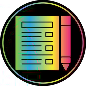 Task List Vector Icon Design