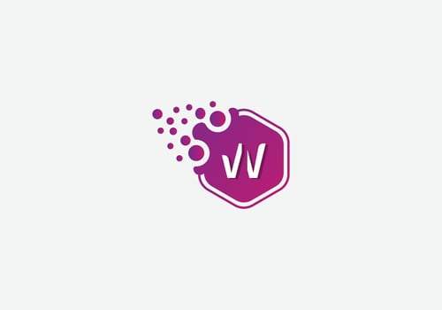 Abstract W letter modern initial lettermarks logo design vector