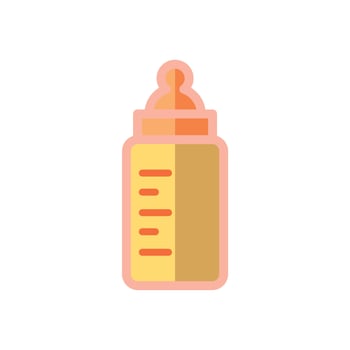 baby bottle icon design vector template