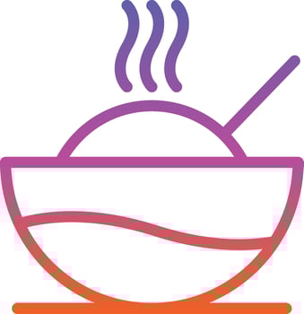 Bowl Vector Icon Design