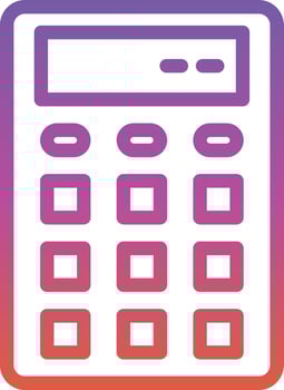 Calculator Vector Icon Design