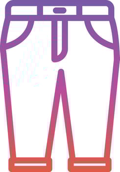 Jeans Vector Icon Design