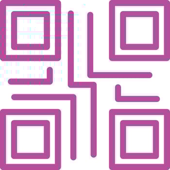 Qr code Vector Icon Design