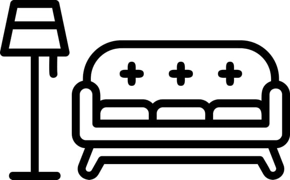 Sofa Vector Icon Design
