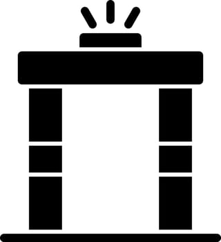 Metal Detector Vector Icon Design