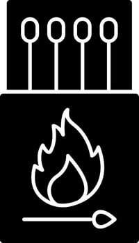 Matches Vector Icon Design