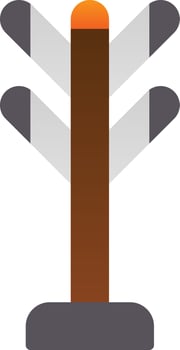 Coat Rack Vector Icon Design