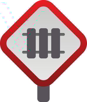 Traffic Sign Vector Icon Design
