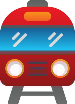 Train Vector Icon Design