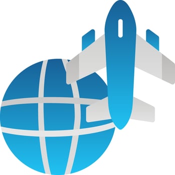 World Tour Vector Icon Design