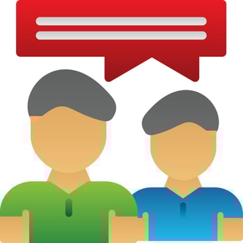 Collaboration Vector Icon Design
