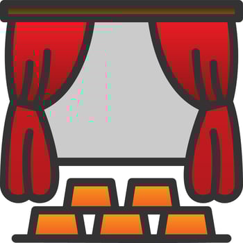 Theater Vector Icon Design