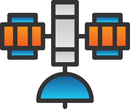 Satellite Vector Icon Design
