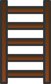 Step Ladder Vector Icon Design