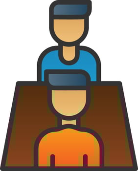 Interview Vector Icon Design