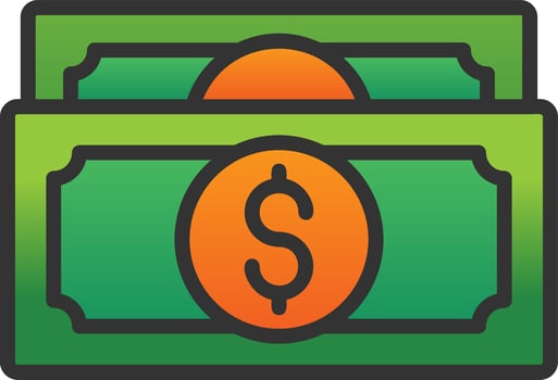 Salary Vector Icon Design