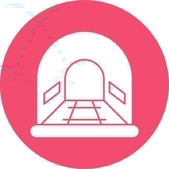 Tunnel Vector Icon Design