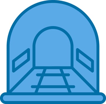 Tunnel Vector Icon Design