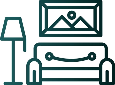 Living Room Vector Icon Design