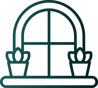 Window Vector Icon Design