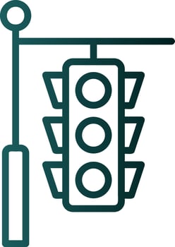 Traffic Lights Vector Icon Design