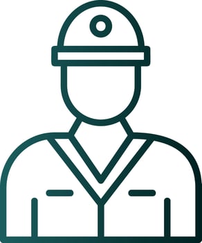 Fireman Vector Icon Design