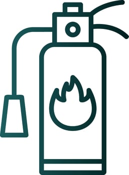 Fire Extinguisher Vector Icon Design
