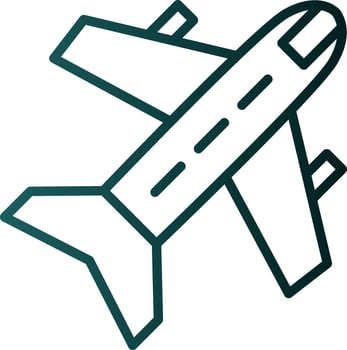 Airplane Vector Icon Design