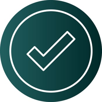 Checked Vector Icon Design