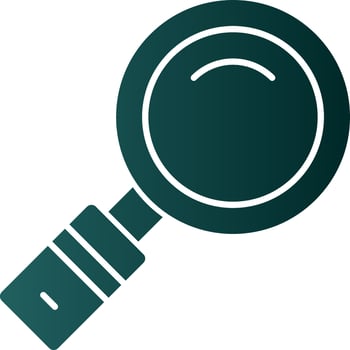 Magnifying Glass Vector Icon Design