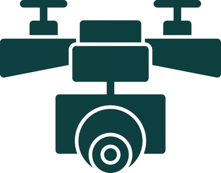 Drone Vector Icon Design