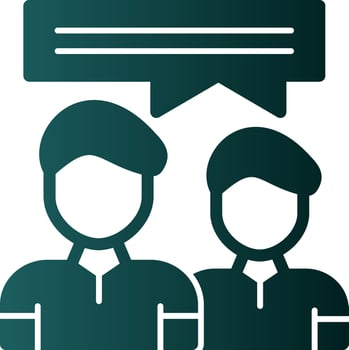 Collaboration Vector Icon Design