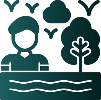 Outing Vector Icon Design